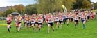 Start of the senior womens North East Harrier League, Blaydon. Photo: David T. Hewitson/Sports for All Pics